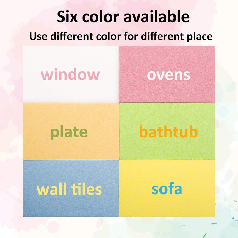 ARCLIBER Cleaning Sponge,Kitchen Sponges Pack,Non-Scratch Cellulose Sponge for Bathroom,Cars,Colorful Compressed Sponge (36 Pack) - Image 2